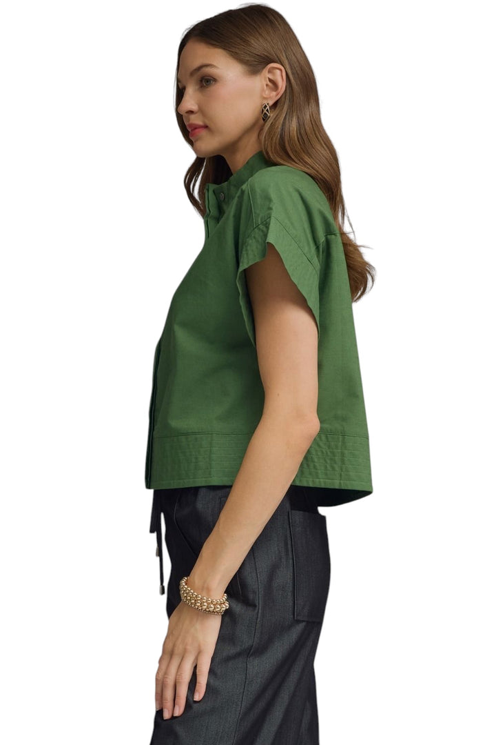Heyer Standing Collar Top