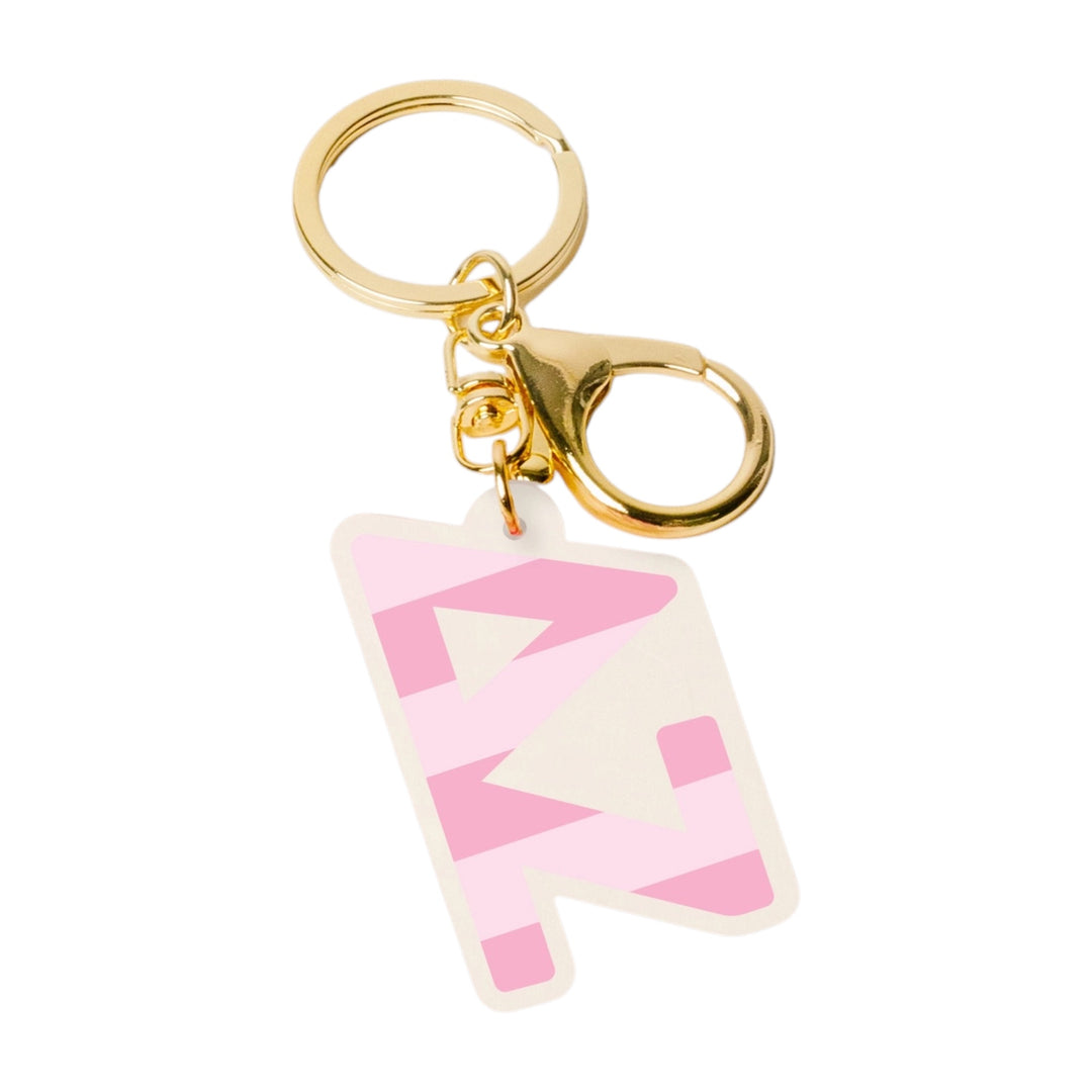 Sorority Stripes Acrylic Keychain