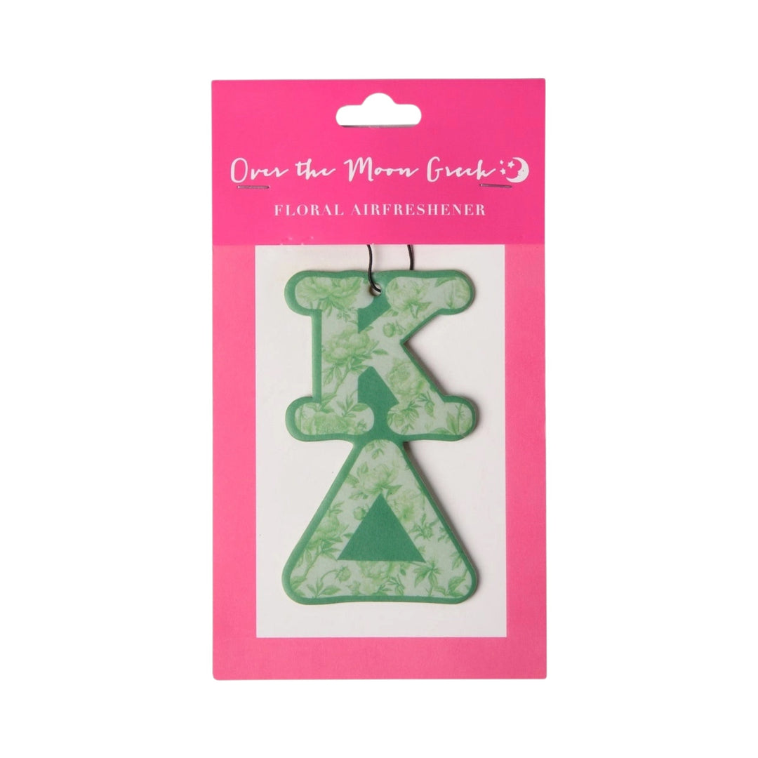 Floral Sorority Car Air Freshener