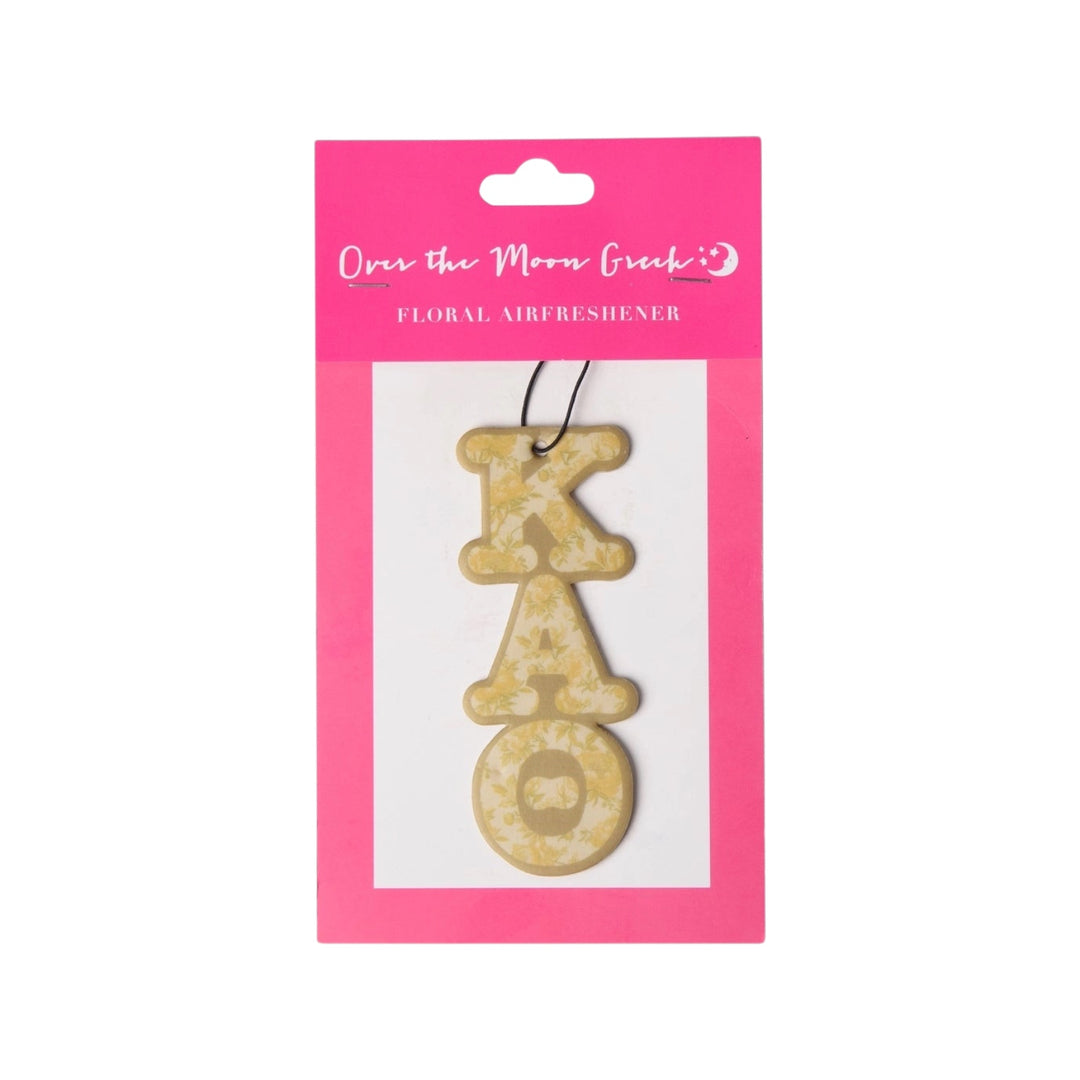 Floral Sorority Car Air Freshener