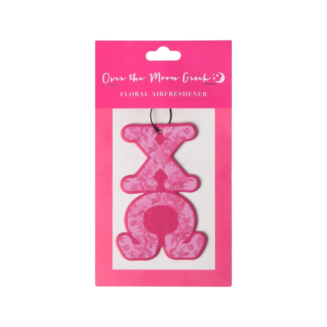 Floral Sorority Car Air Freshener