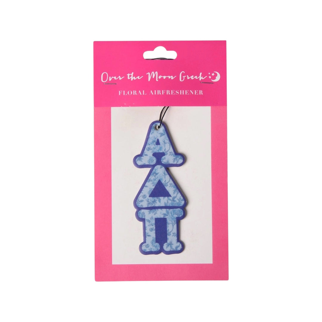 Floral Sorority Car Air Freshener