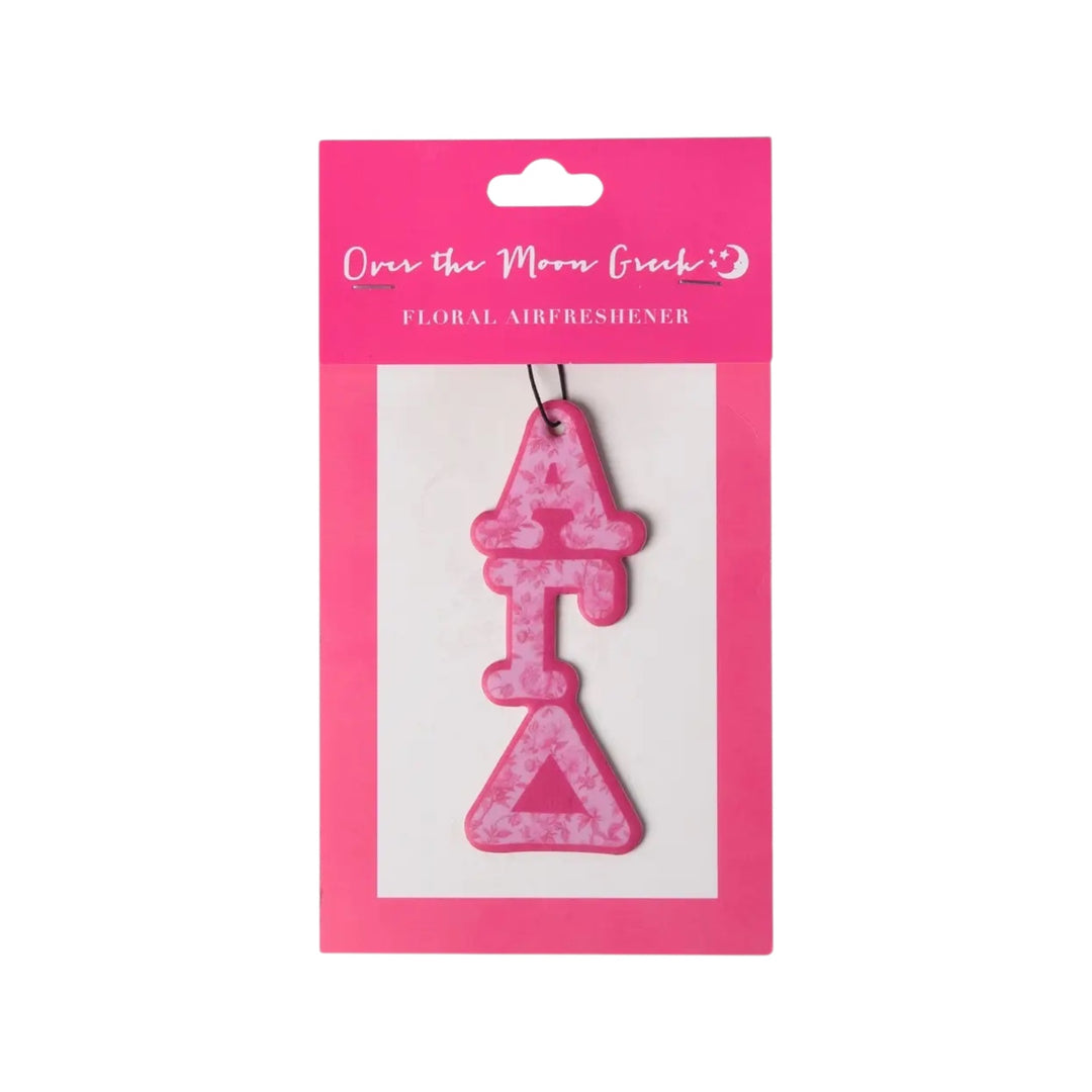 Floral Sorority Car Air Freshener