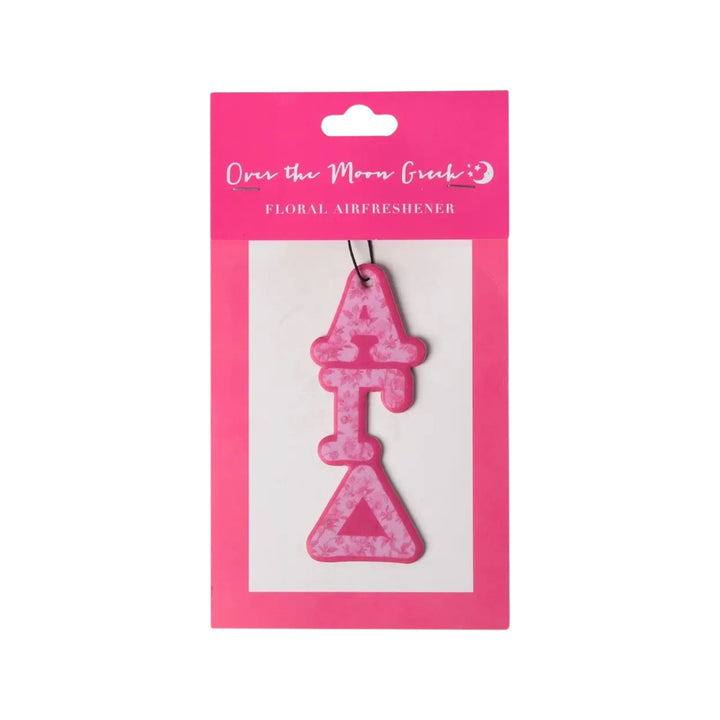 Floral Sorority Car Air Freshener