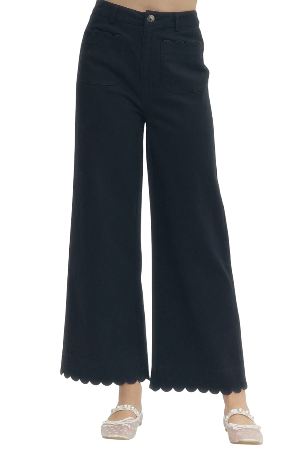 Dean Scalloped Pants