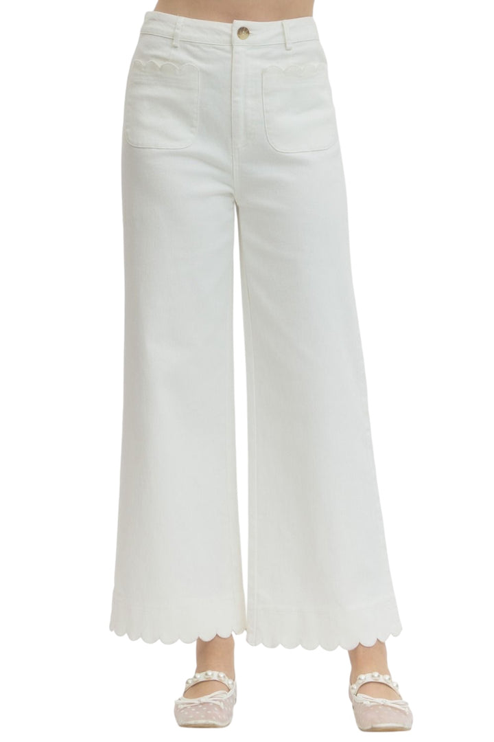 Dean Scalloped Pants