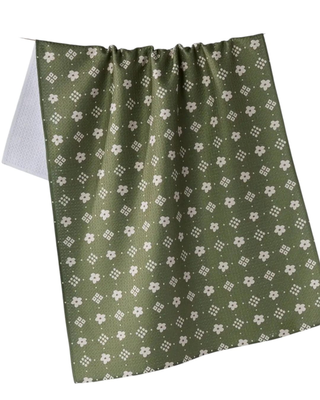 Green Gables Geometry Tea Towel