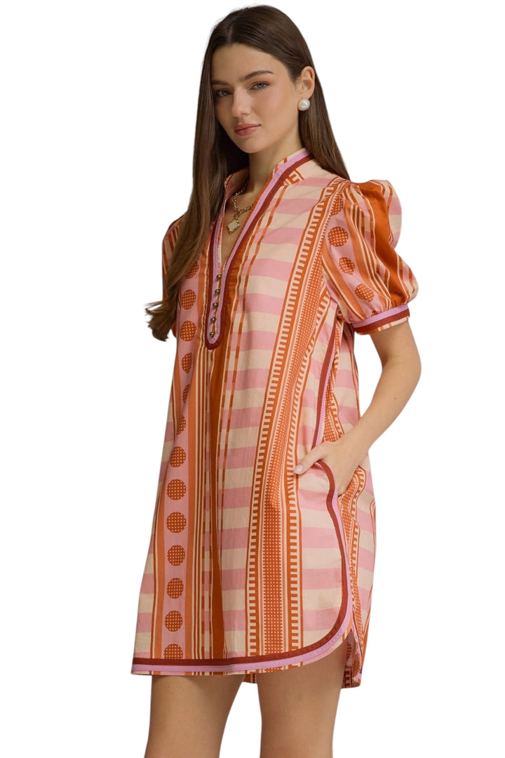 Kensey Printed Mini Dress