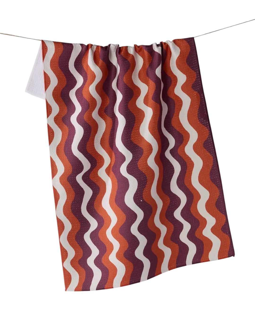 Harvest Groove Geometry Tea Towel