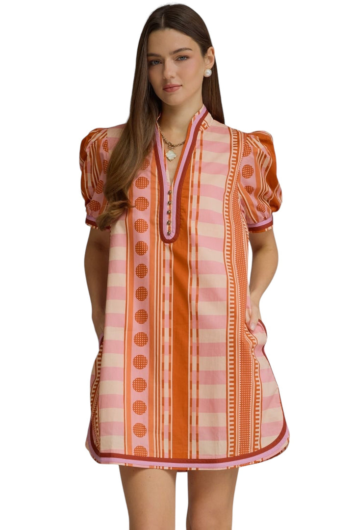 Kensey Printed Mini Dress