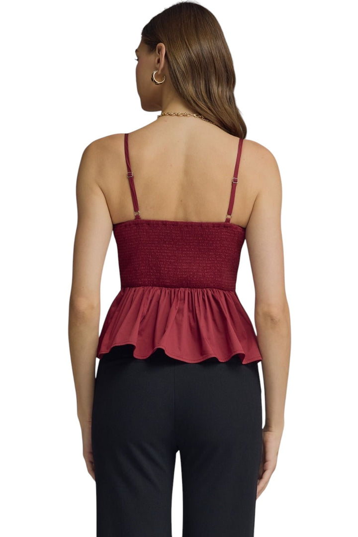 Blythe Pleated Sleeveless Top