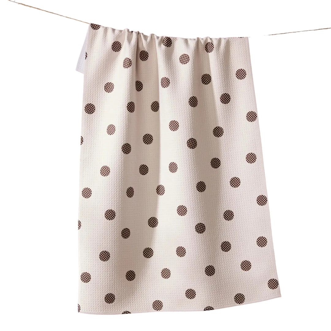 Polka Picnic Geometry Tea Towel