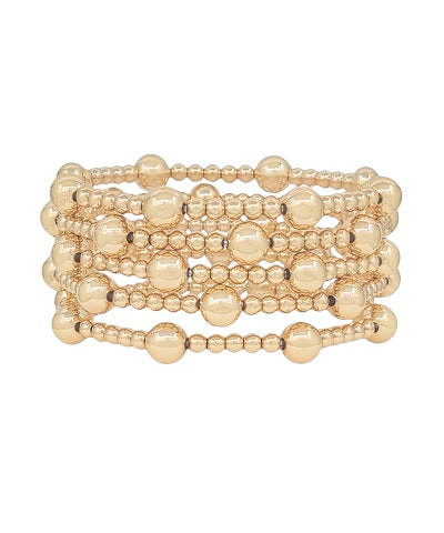 Mixed Ball Bracelet Set