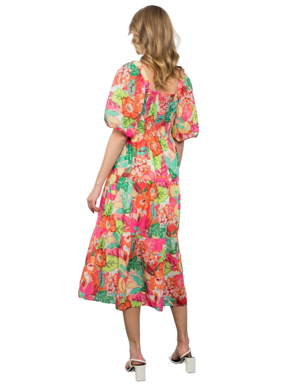 Fern Floral Midi Dress