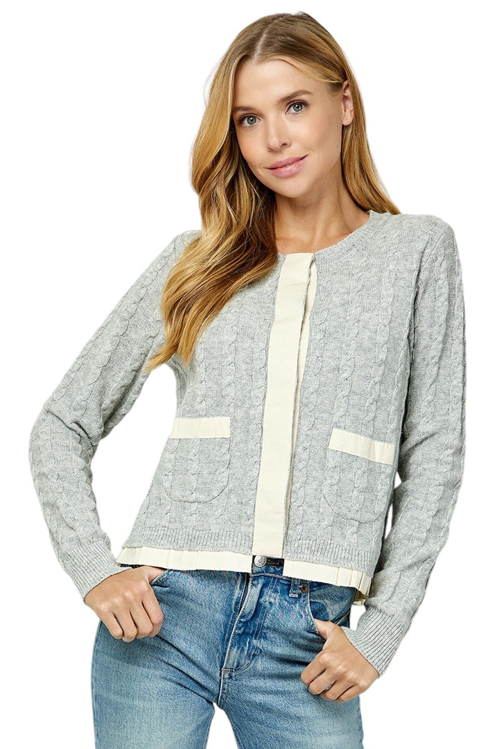 Powers Cable Knit Cardigan