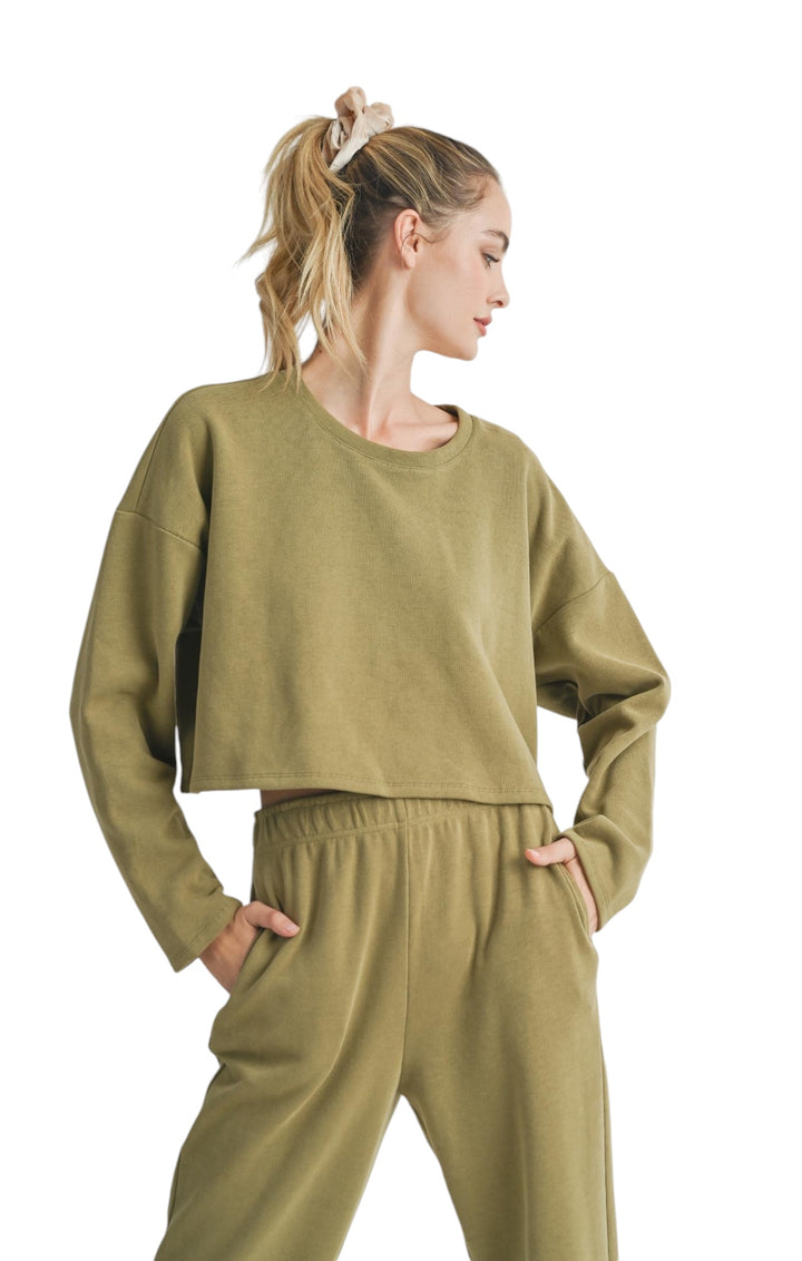 Relaxed Stay Cropped Pullover