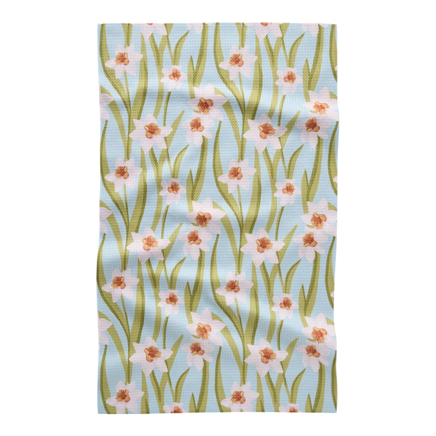 Daffodil Sky Geometry Kitchen Tea Towel