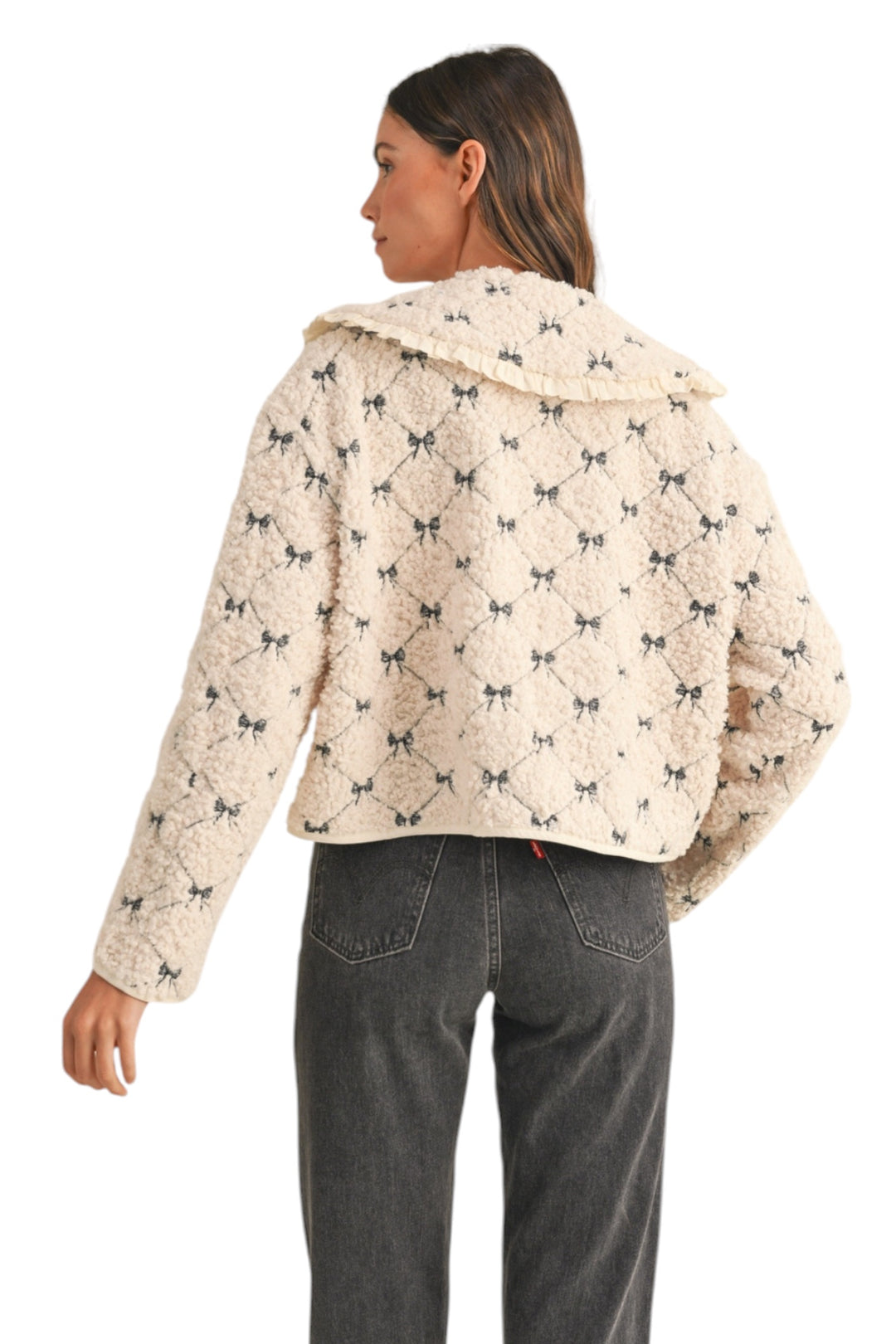 Rollins Embroidered Bow Jacket