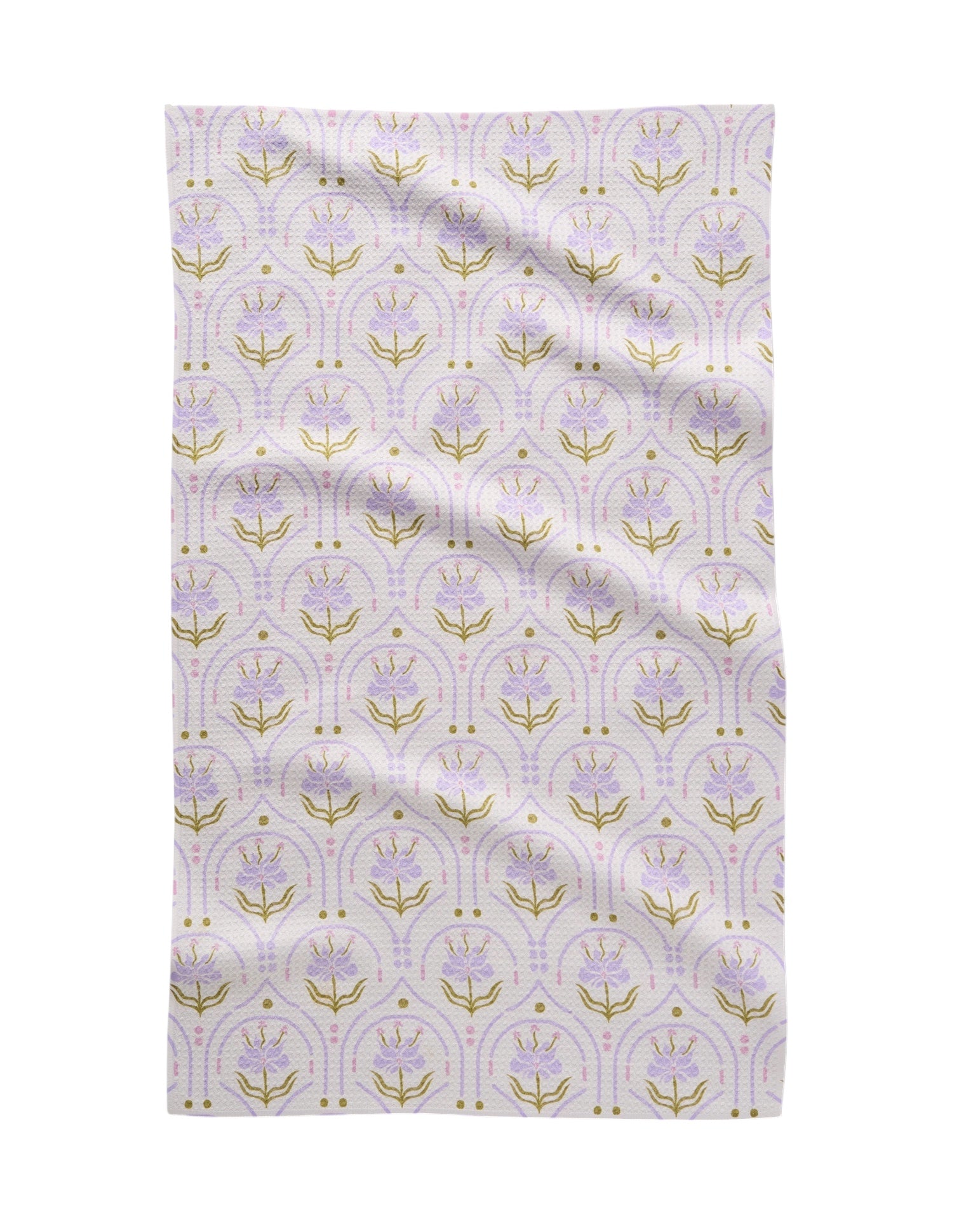 Dome Floral Geometry Kitchen Tea Towel