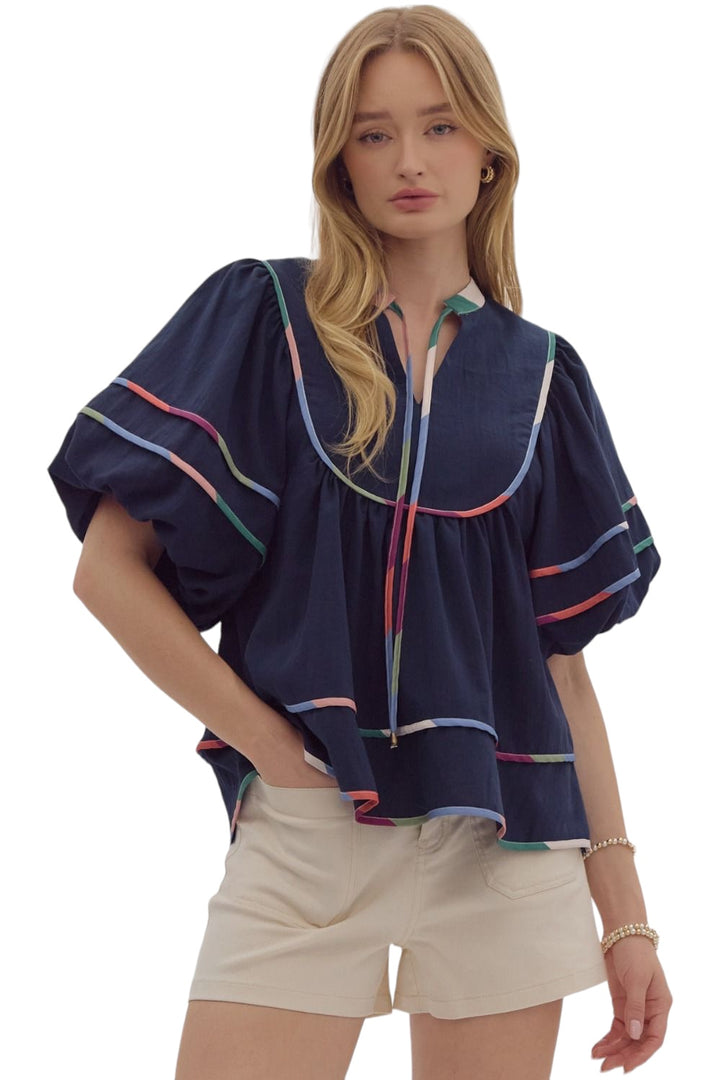 Starnes Puff Sleeve Top