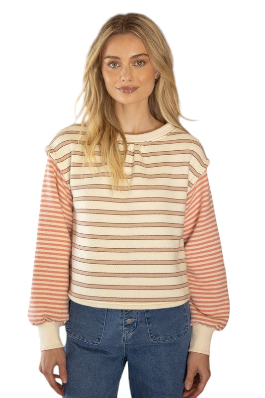 Hutton Mixed Stripe Top