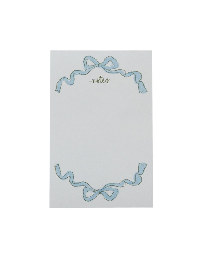 Blue Ribbon Notepad