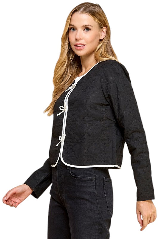 Liza Bow Accent Jacket