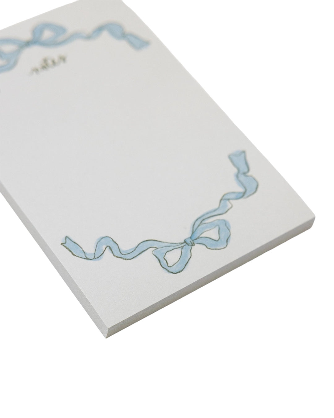 Blue Ribbon Notepad