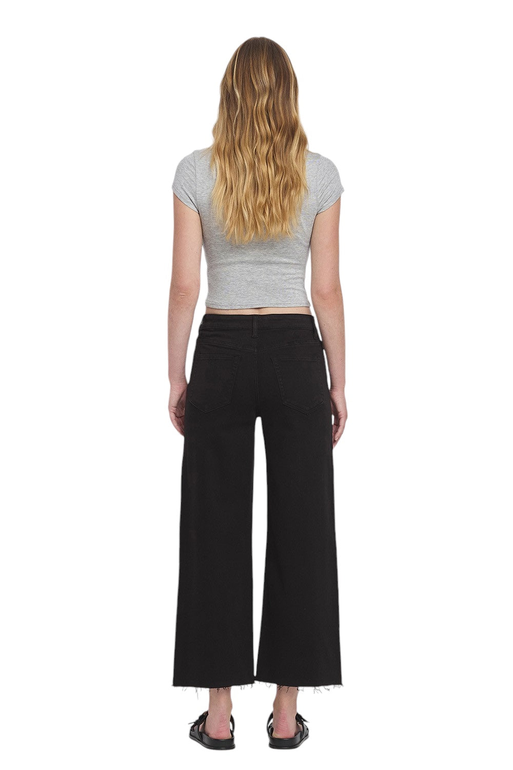 Copley Wide Leg Black Jeans