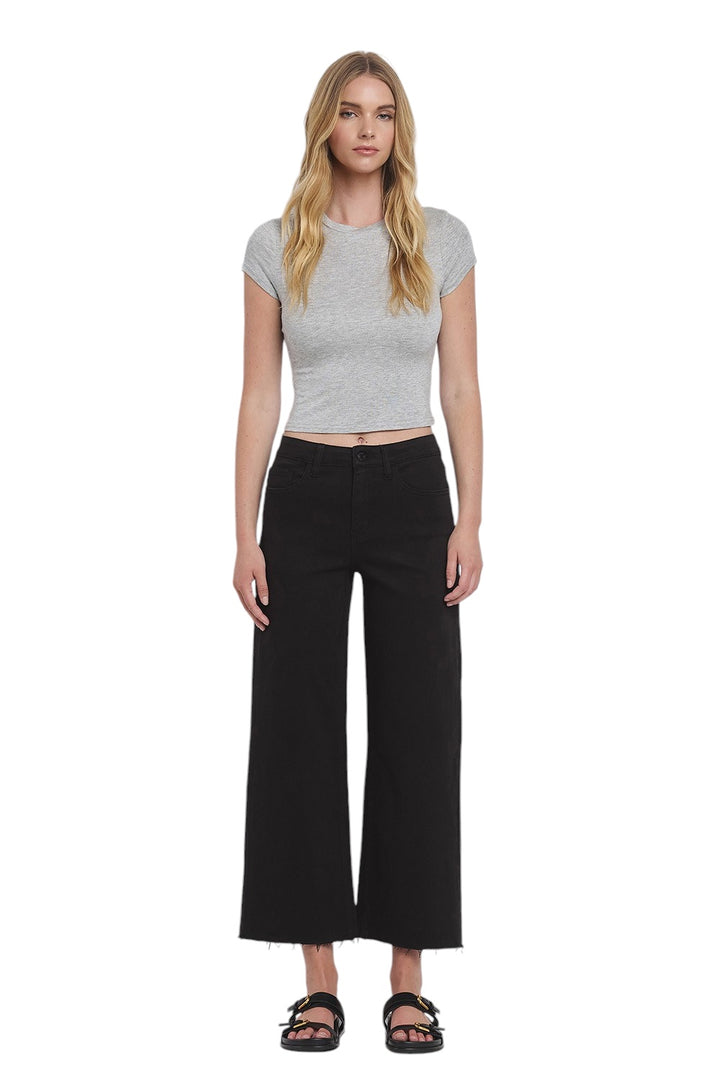 Copley Wide Leg Black Jeans