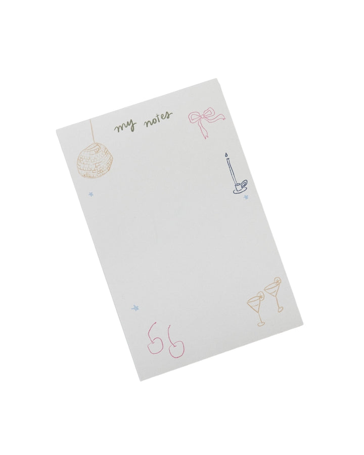 Disco Bow Notepad