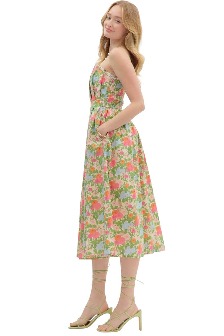 Truett Floral Midi Dress