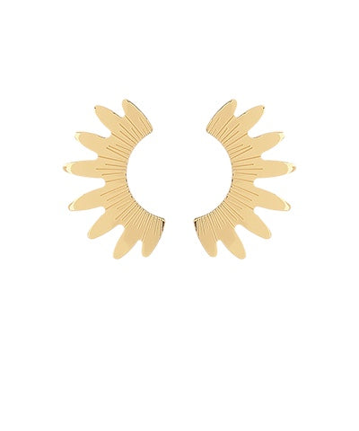 Half Sunburst Earrings