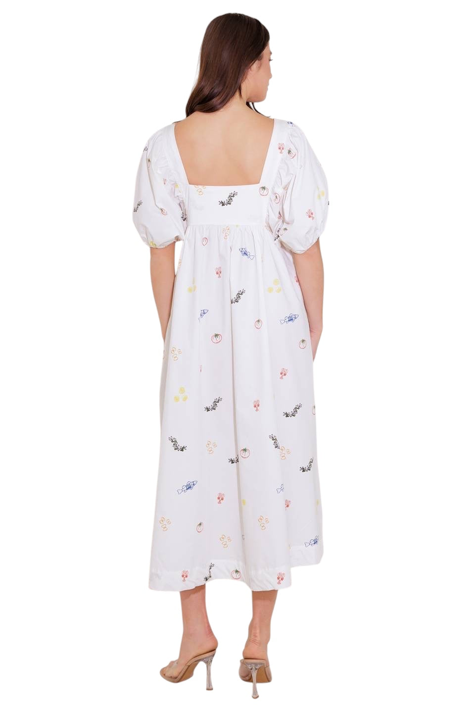 Luca Printed Midi Dress