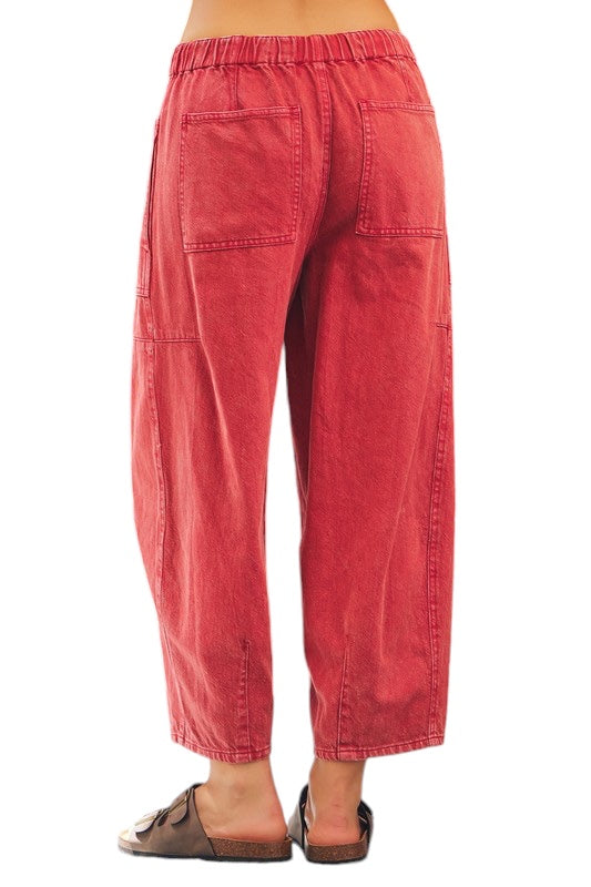 Rhodes Wide Patch Pocket Pants