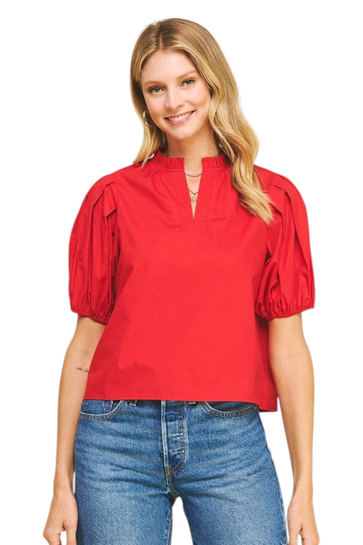 Fallon Puff Sleeve Top