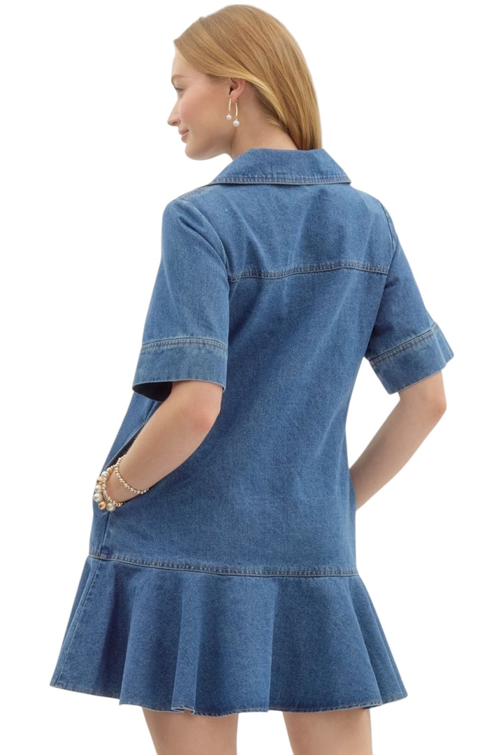 Atkins Denim Mini Dress