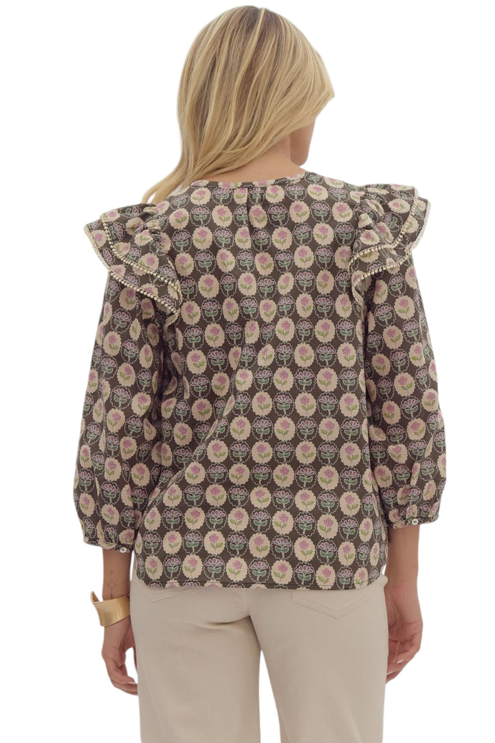 Matilda Floral Medallion Top