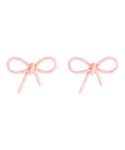 Acrylic Bow Earrings