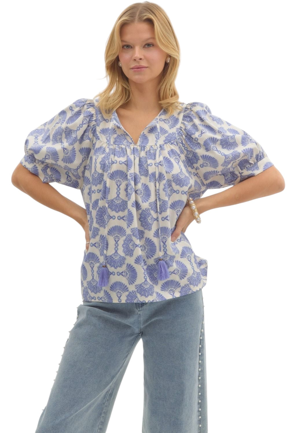 Hazel Printed Top