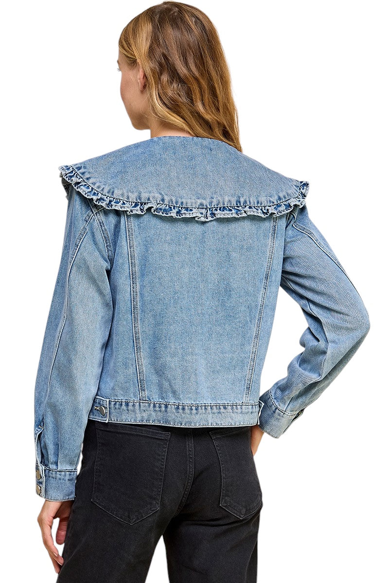 Harkness Collared Denim Jacket