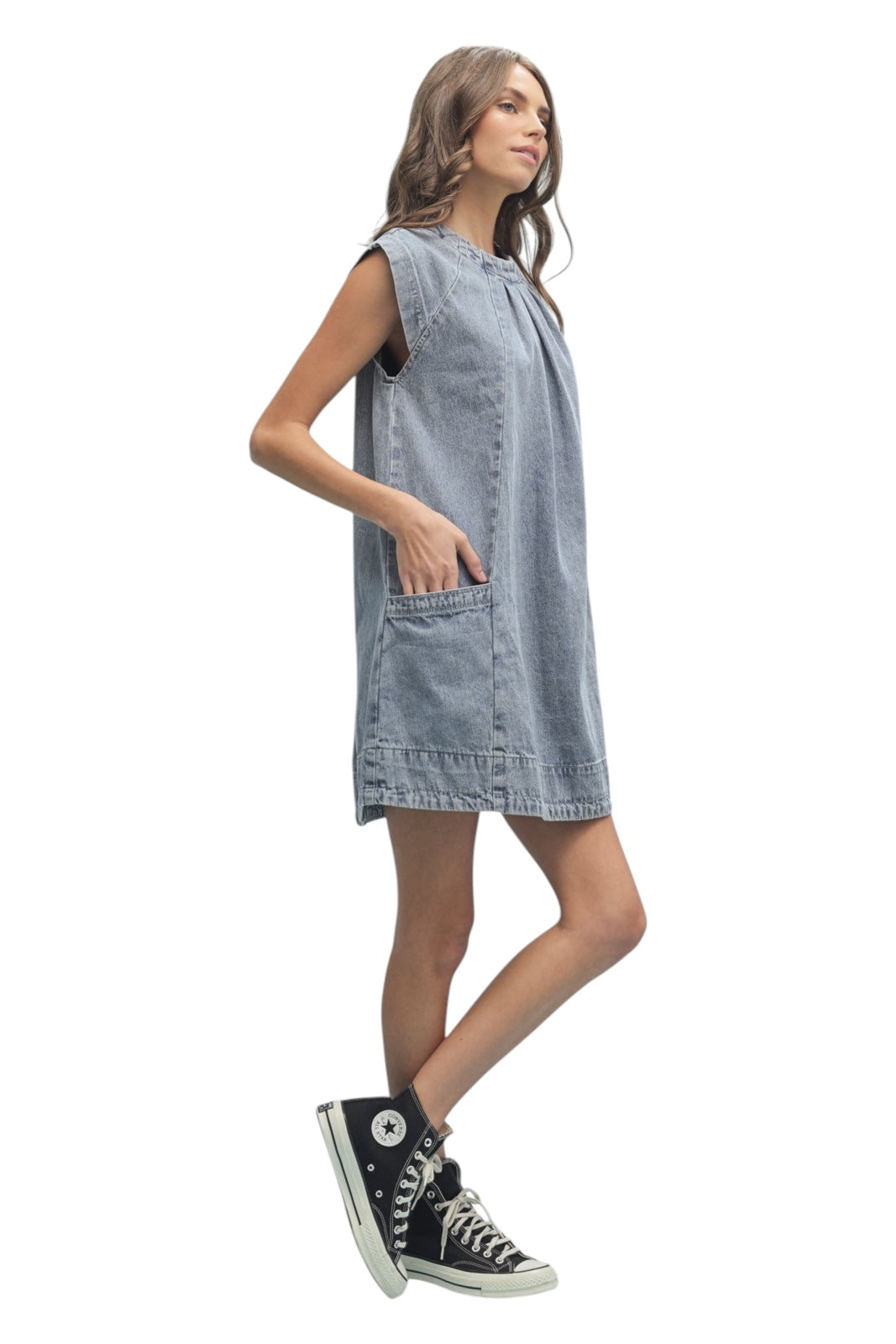 Mannon Denim Mini Dress