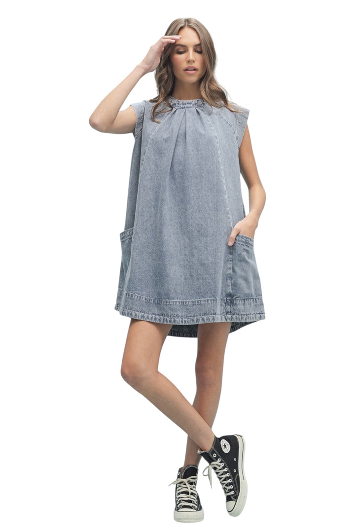 Mannon Denim Mini Dress