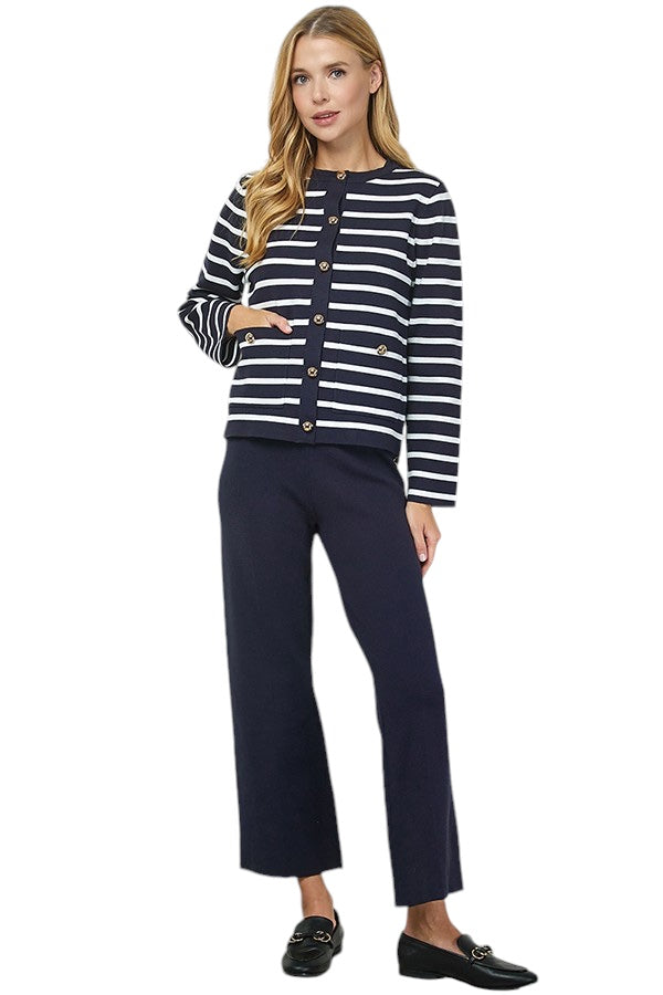 Peters Striped Cardigan