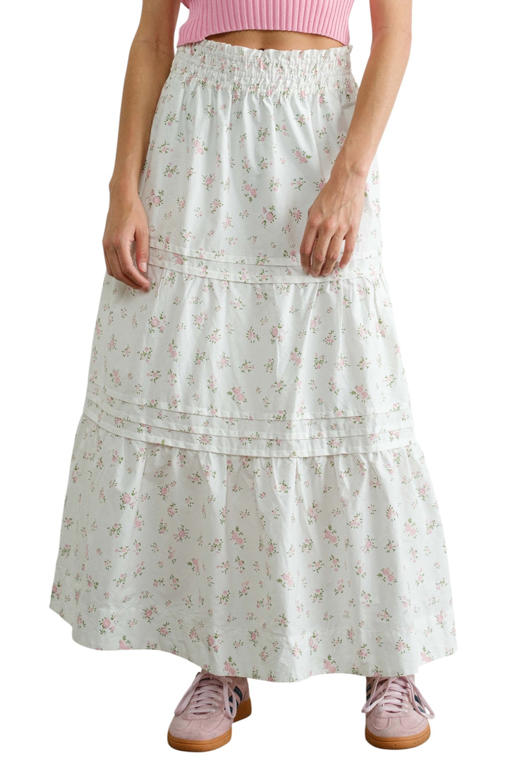 Maude Floral Midi Skirt