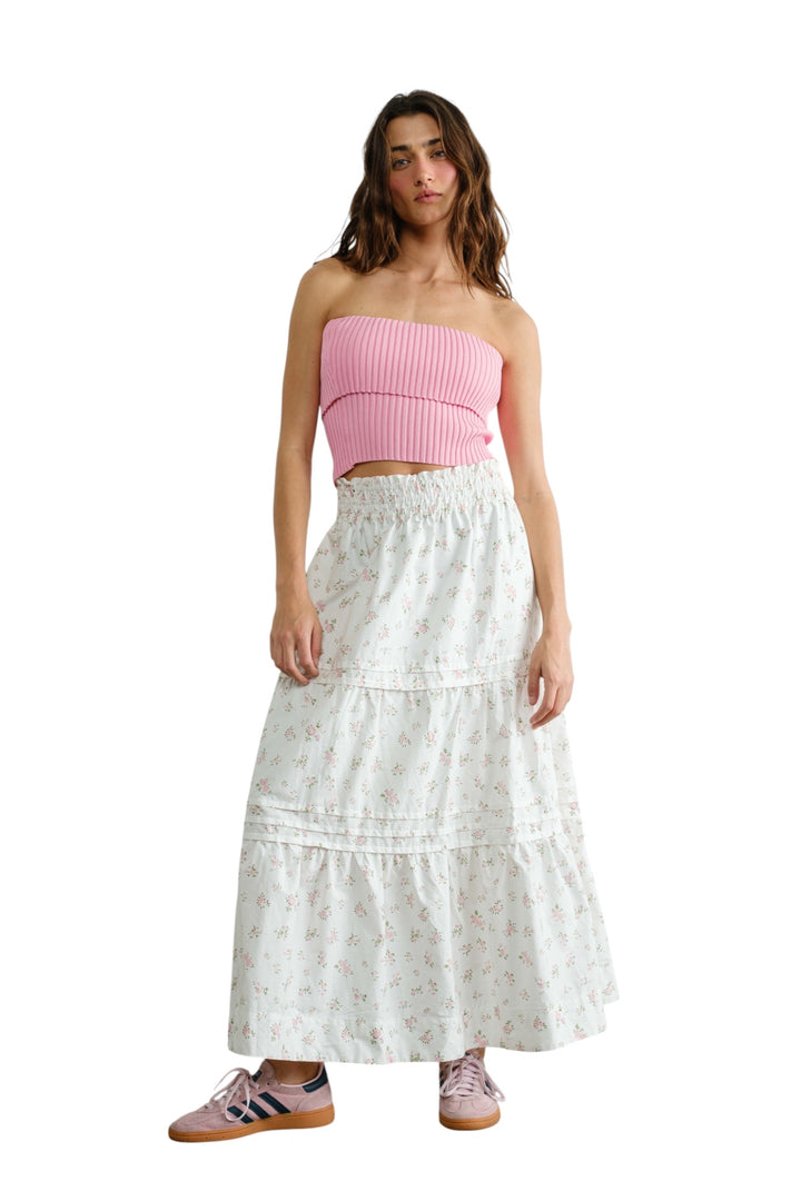 Maude Floral Midi Skirt