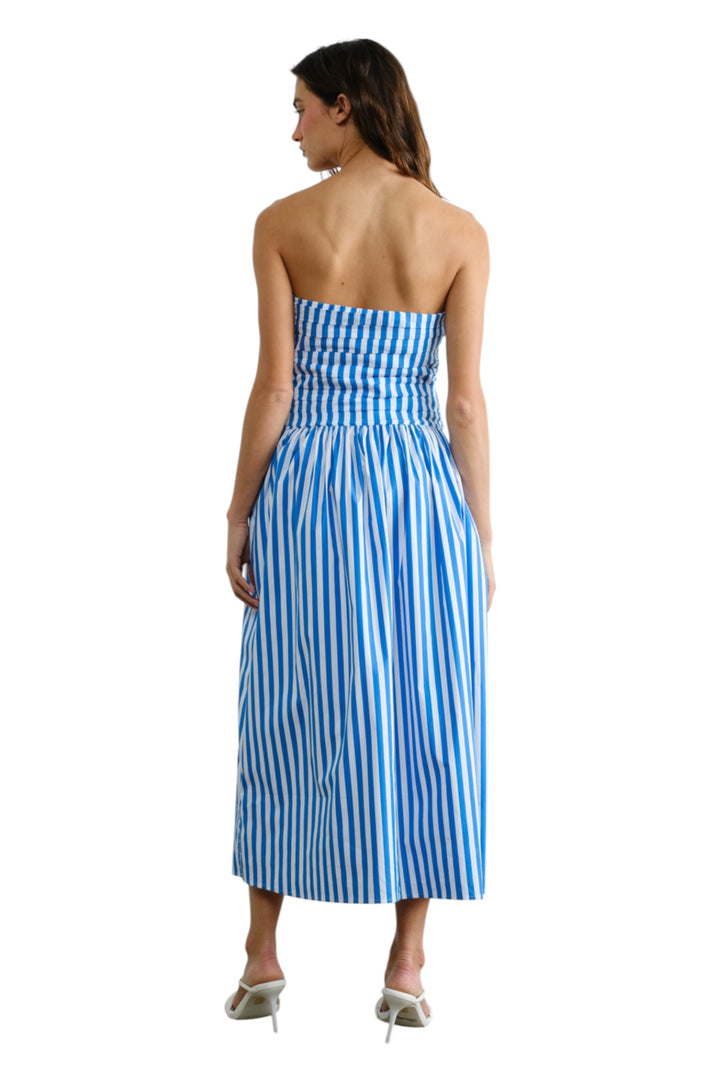 Wilkins Striped Midi Dress