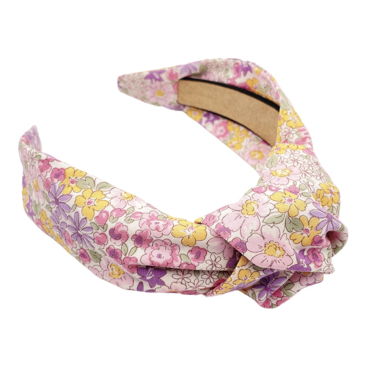 Lilac Floral Knotted Headband