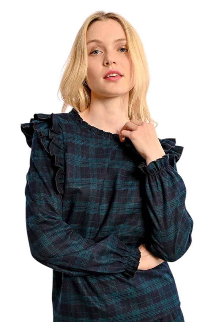 Crocker Plaid Top