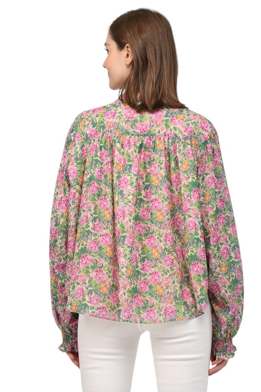 Franny Floral Yoke Blouse